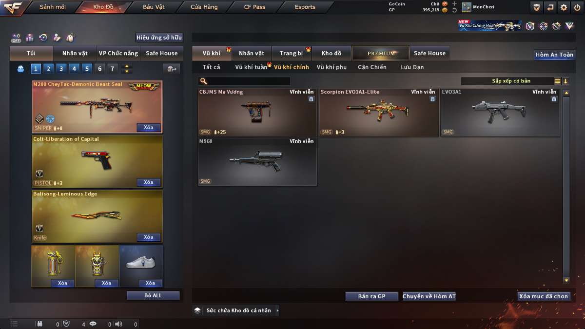 shop acc cf uy tin gia re